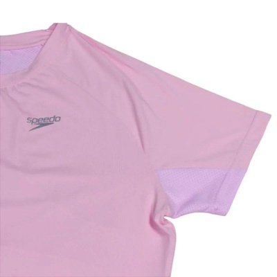 Camiseta Speedo Movement Runner WT26 Feminina Rosa Quartzo Rosa