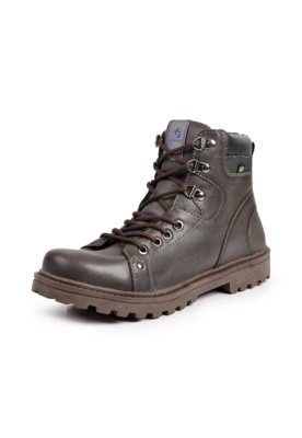 Bota Coturno Casual Masculino Top Franca Shoes Marrom Menor preço em Bota Coturno Casual Masculino Top Franca Shoes Marrom