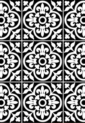 Adesivos Stixx Azulejos Clássicos Preto Menor preço em Adesivos Stixx Azulejos Clássicos Preto