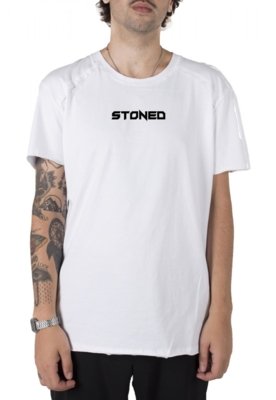 Camiseta Stoned Longline Gold Pump Branca Menor preço em Camiseta Stoned Longline Gold Pump Branca