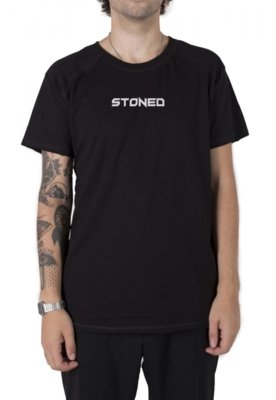 Camiseta Stoned Longline Gold Pump Preta Menor preço em Camiseta Stoned Longline Gold Pump Preta