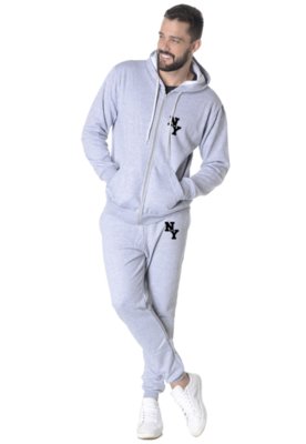 nike grey sweatpants and moletom com capuz set