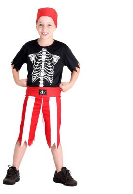 Fantasia Masculina Infantil Curta Pirata Red Sulamericana - Shop