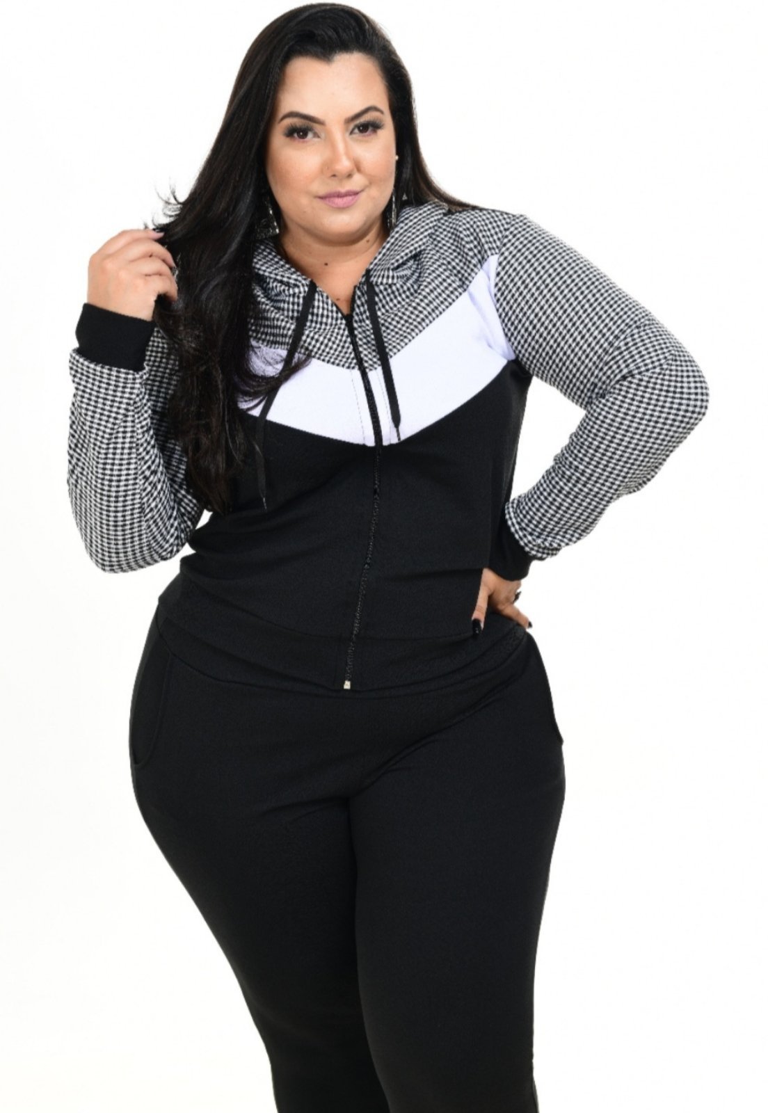 Agasalho feminino sale plus size