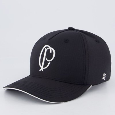 Boné Corinthians CP Rib Stop Preto e Branco