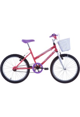 Menor preço em Bicicleta Aro 20 Feminina Sem Marcha Rosa Fluor Track Bikes