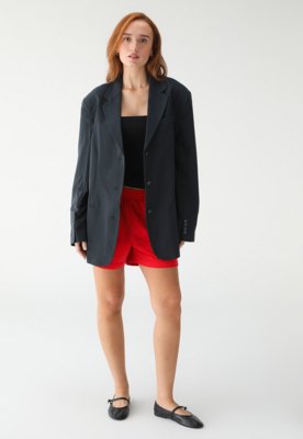 Blazer TOPSHOP Maxi Grafite