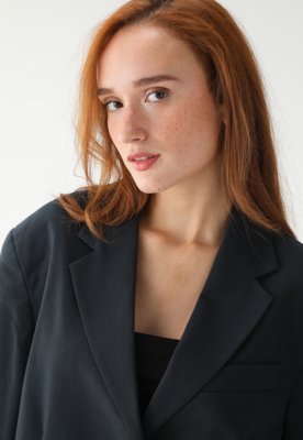 Blazer TOPSHOP Maxi Grafite