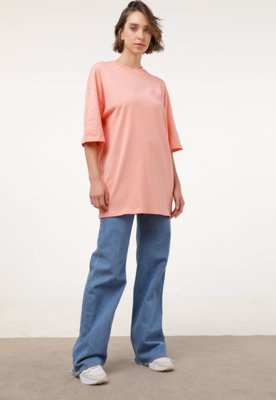 Blusa TOPSHOP Inner Voice Coral