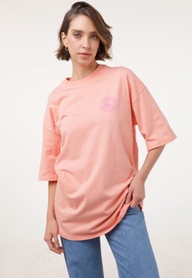 Blusa TOPSHOP Inner Voice Coral