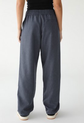 Calça TOPSHOP Wide Leg Alfaiataria Azul