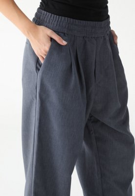 Calça TOPSHOP Wide Leg Alfaiataria Azul