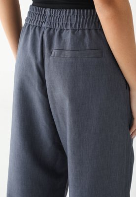Calça TOPSHOP Wide Leg Alfaiataria Azul