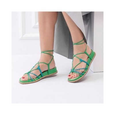 Rasteira Tabita 10823008 - Verde