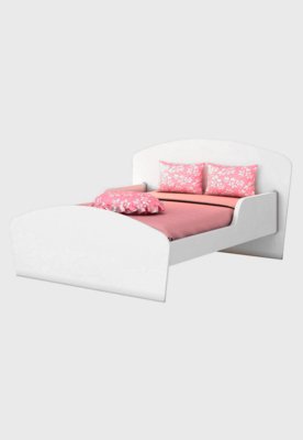Mini Cama Bella Branco Tcil Móveis Menor preço em Mini Cama Bella Branco Tcil Móveis