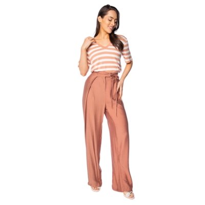 Calça Feminina The Style Box Reta Telha