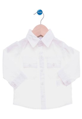 camisa bebe branca