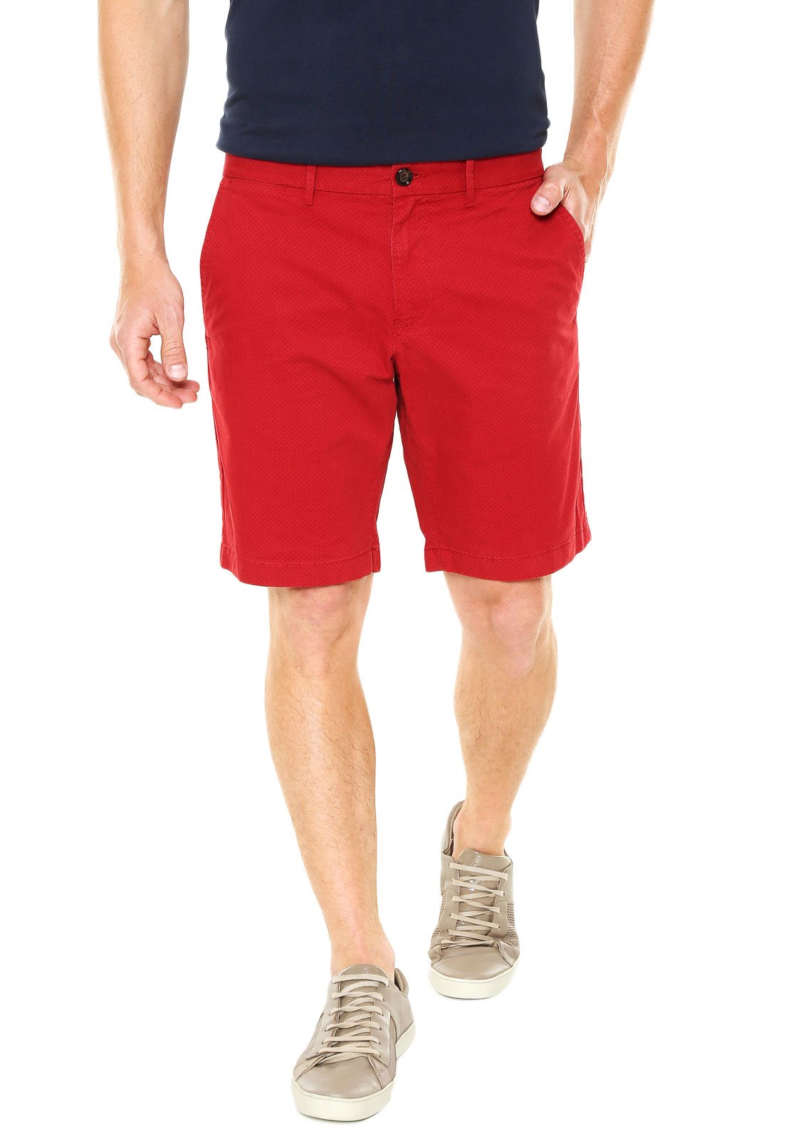 bermudas rojas hombre