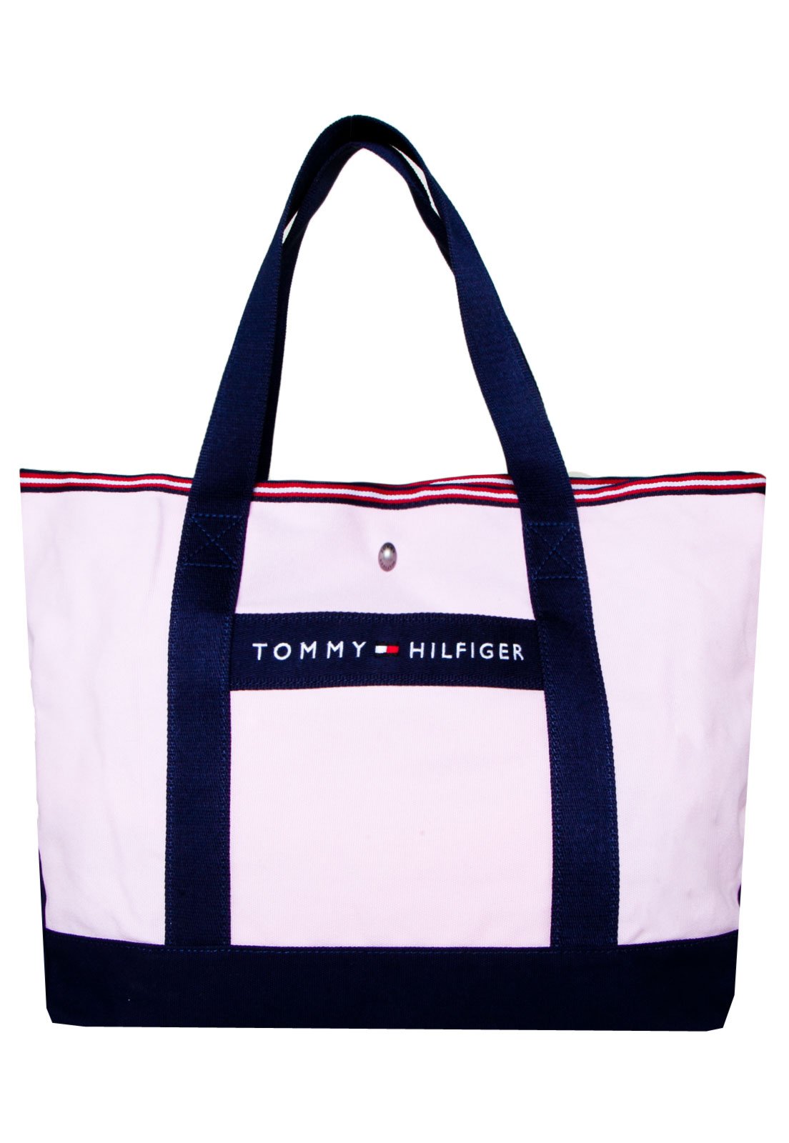 Bolsa Tommy Hilfiger Web Loop Xbody Geo Rosa - Compre Agora