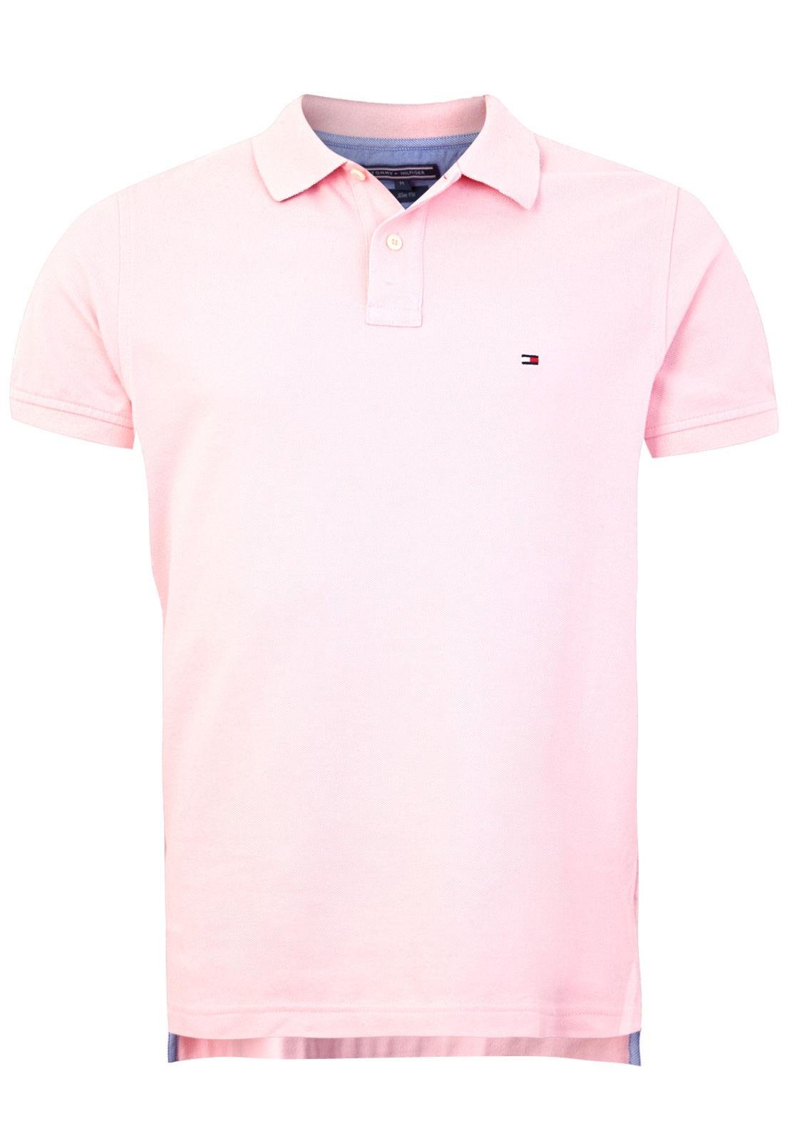 tommy hilfiger polo rosa
