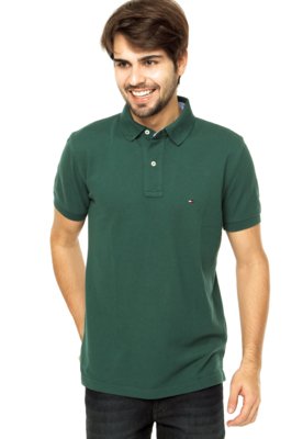 polo tommy hilfiger verde