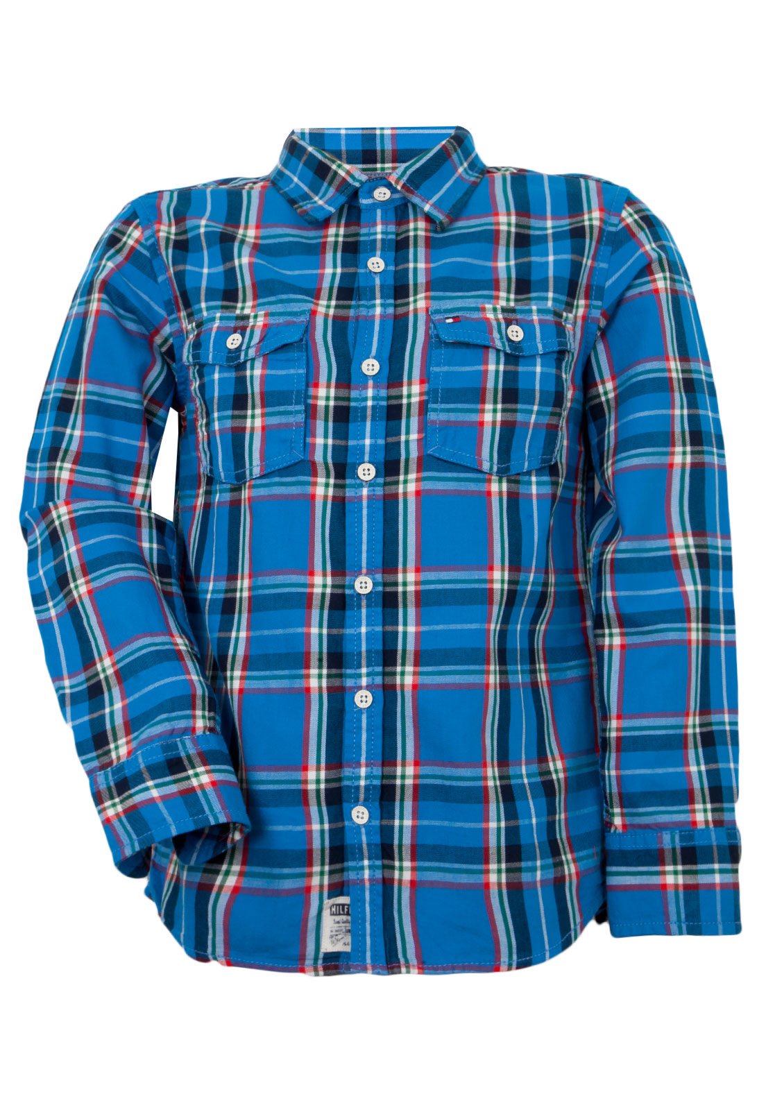 camisa xadrez tommy hilfiger infantil