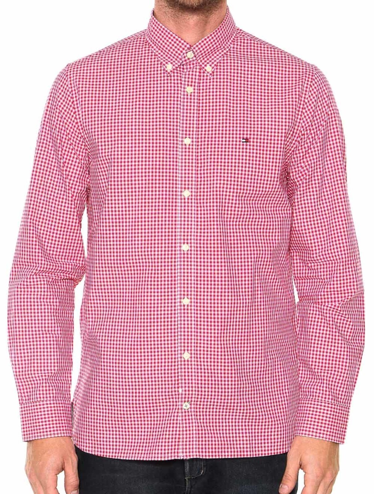 Tommy Jeans Flag Checkerboard Shirt DM0DM16507XLM I Camisas Hombre in  4Elementos