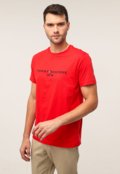 Camiseta Tommy Hilfiger Logo Bordado Bege - Compre Agora