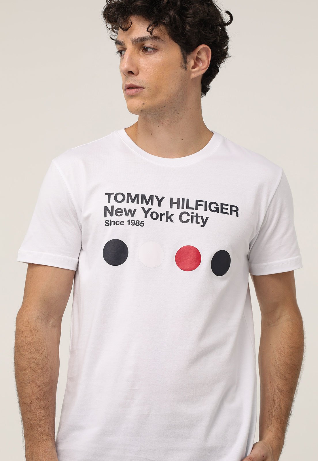 Camisa Tommy Hilfiger Masculino MW0MW03015-112 L Branco