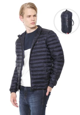 Jaqueta Puffer Tommy Hilfiger Gola Alta Azul-Marinho é boa?