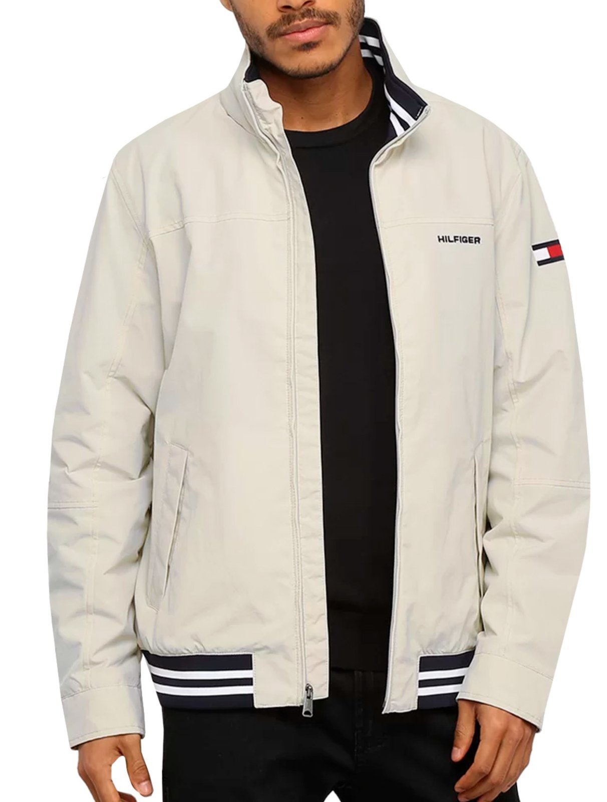 Jaqueta Tommy Hilfiger Masculina Regatta Jacket Off-White - Compre