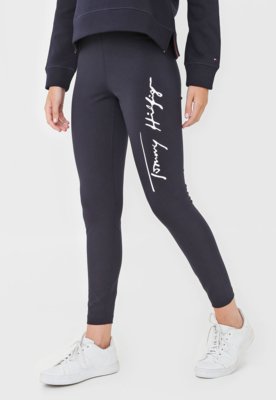 Legging Tommy Hilfiger Lula Azul-marinho - Compre Agora