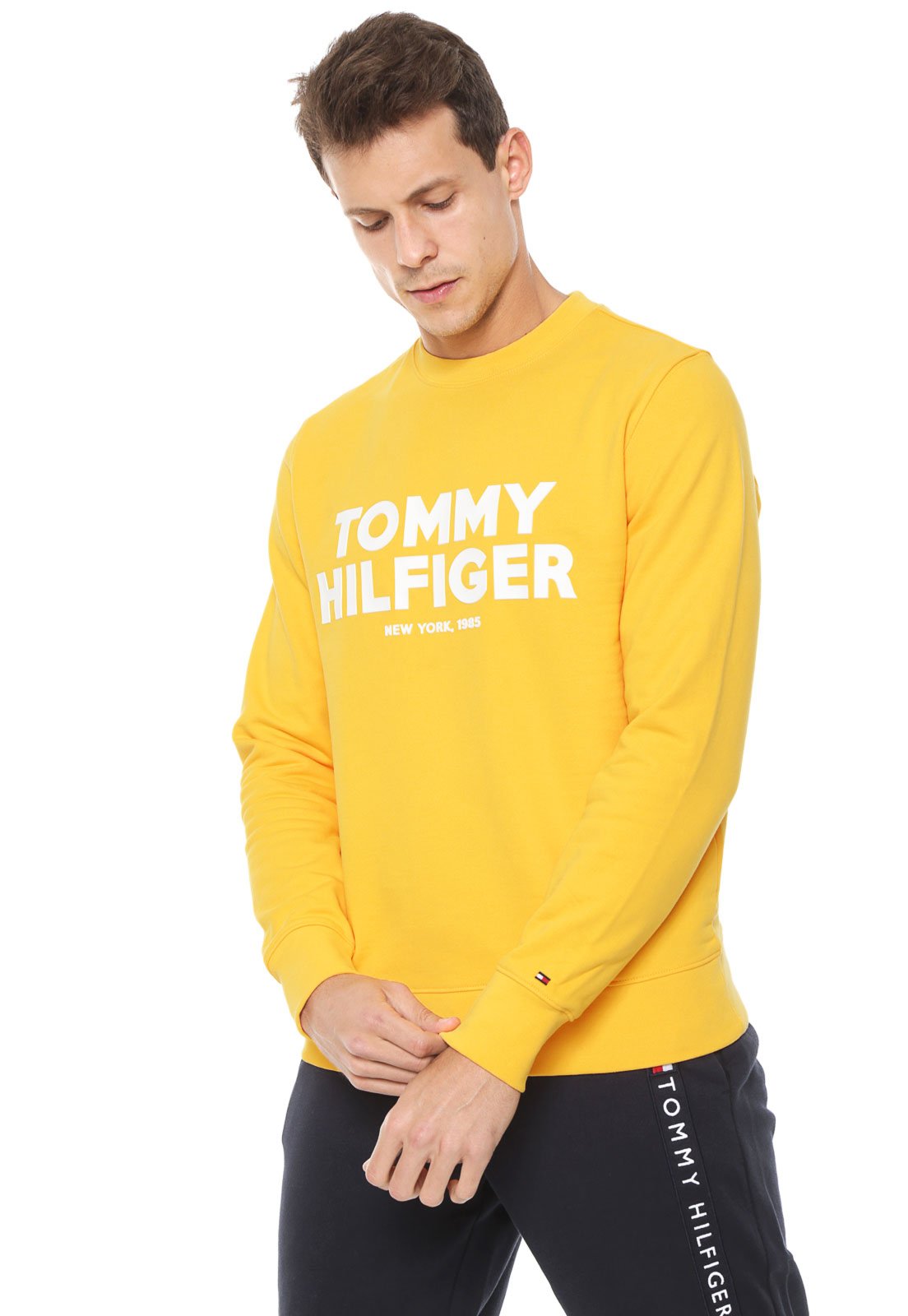 moletom fechado tommy hilfiger