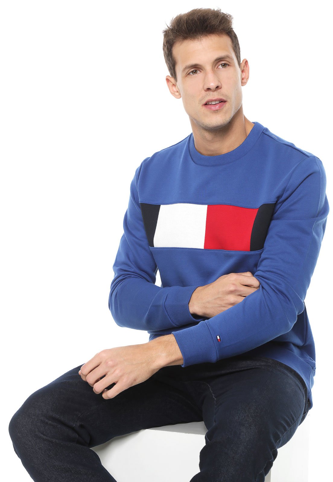 moletom fechado tommy hilfiger