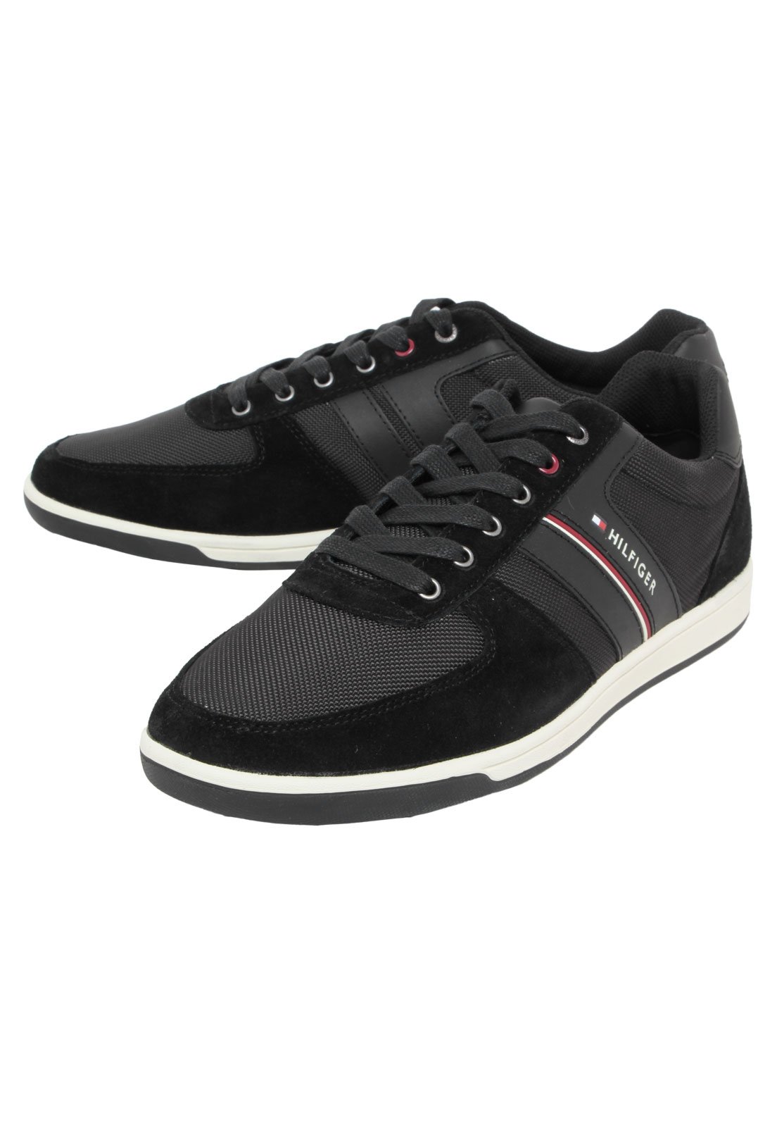 sapatenis tommy hilfiger masculino preto