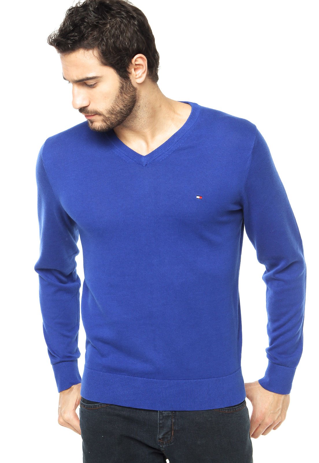 sueter tommy azul