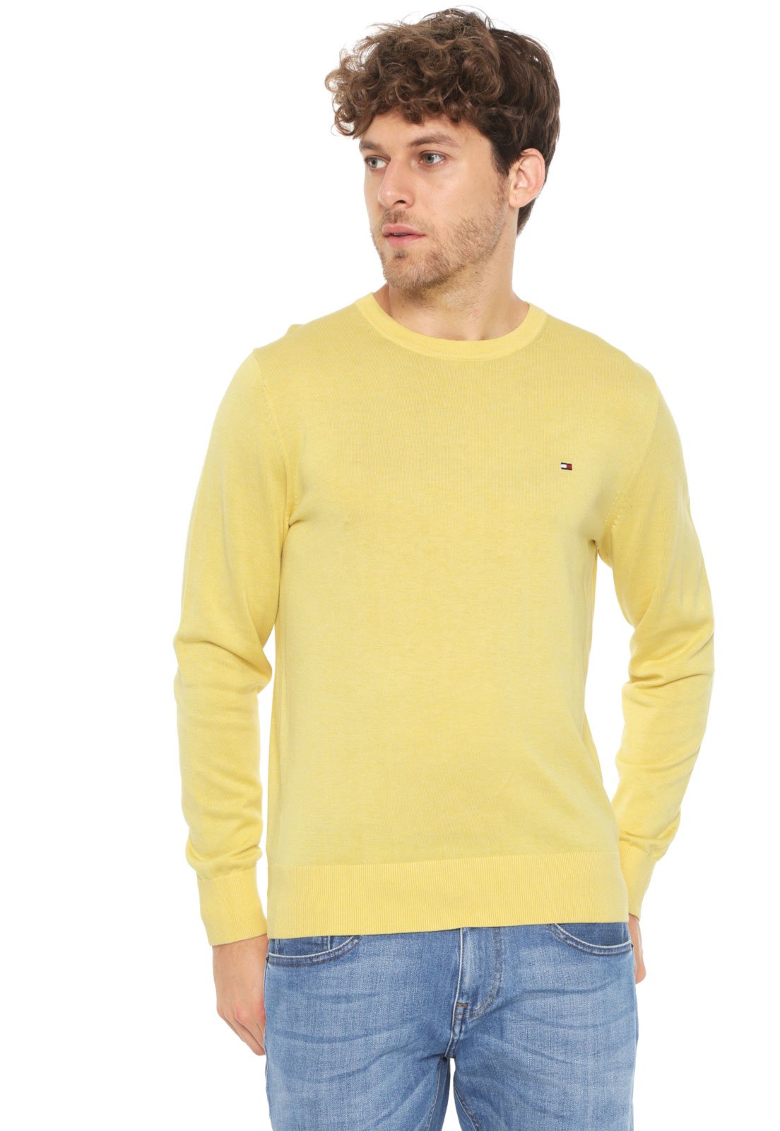 Sueter masculino sale amarelo