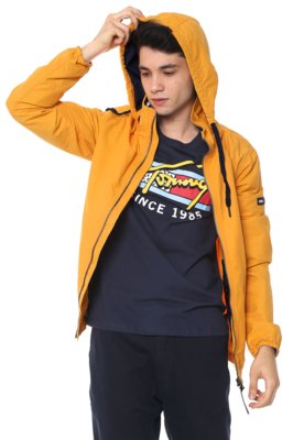 jaqueta jeans amarela