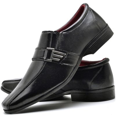 Sapato Social Top Flex Masculino 809 Preto Menor preço em Sapato Social Top Flex Masculino 809 Preto