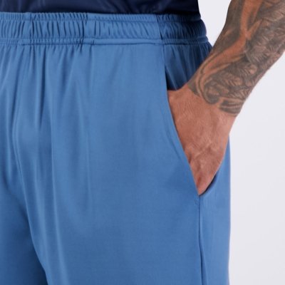 Bermuda Topper Malha Stamp Logo Azul
