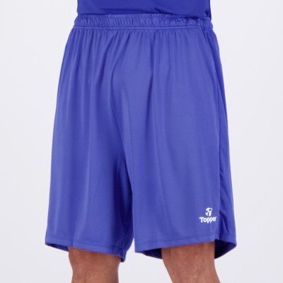 Calção Topper Fut Classic Plus Size Azul