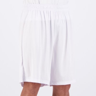 Calção Topper Fut Classic Plus Size Branco