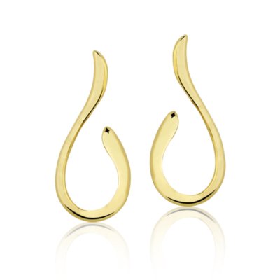 Brinco Toque De Joia Mini Alfa Liso Ouro Amarelo Menor preço em Brinco Toque De Joia Mini Alfa Liso Ouro Amarelo