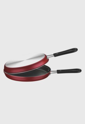 Omeleteira Alumínio 24Cm Loreto Vermelho Tramontina Menor preço em Omeleteira Alumínio 24Cm Loreto Vermelho Tramontina