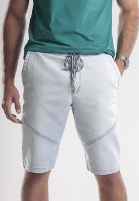 Bermuda Jeans Traymon Slim Delavê Delavê