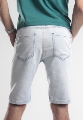 Bermuda Jeans Traymon Slim Delavê Delavê