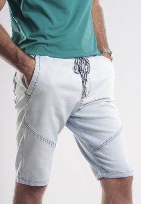 Bermuda Jeans Traymon Slim Delavê Delavê