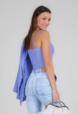 Calça Jeans Traymon Jogger Delavê Delavê