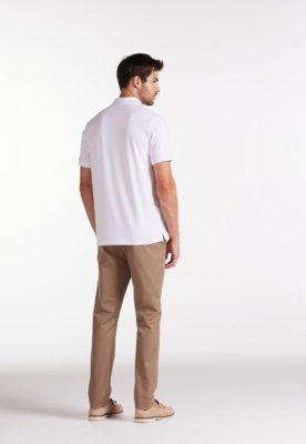 Polo Pima Traymon Slim Branco