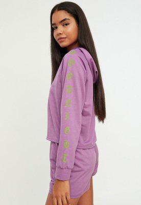 Short-Doll Trendyol Capuz Roxo